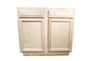 Base Cabinet in Unfinished Oak