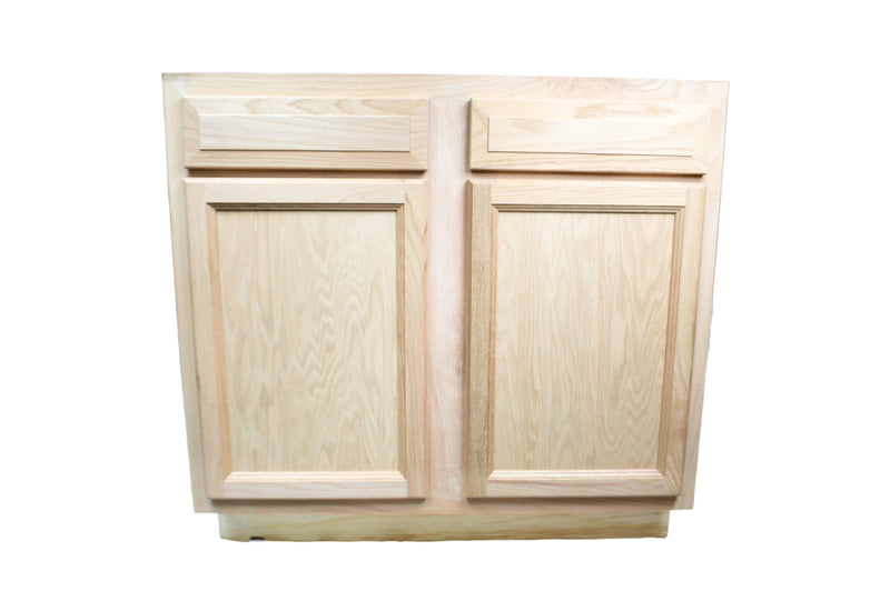 Base Cabinet in Unfinished Oak