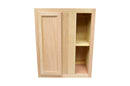 Wall Corner Blind Cabinet in Unfinished Oak