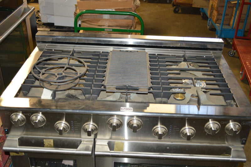 ELECTROLUX ICON 48 inch Dual Fuel 6 Burner Free Standing Range E48DF76EPS