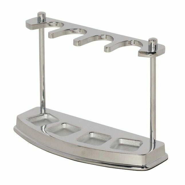 Giagni Vernon Polished Chrome Metal Toothbrush Holder