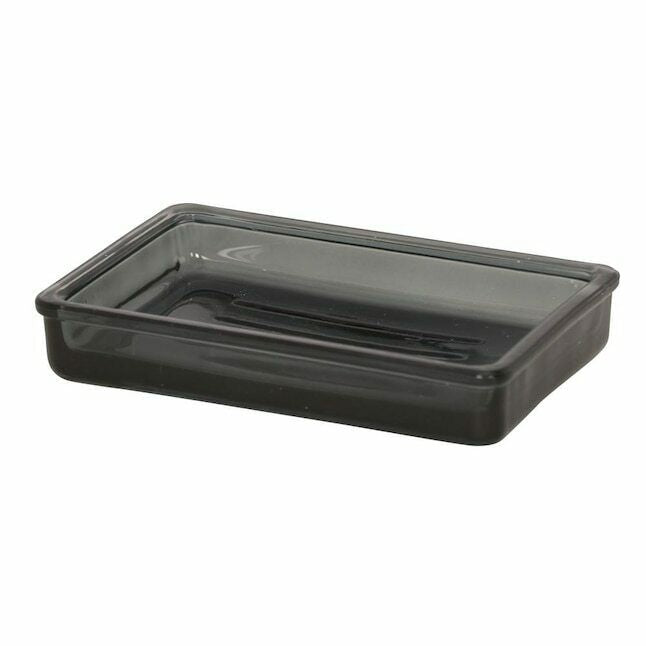 Giagni Smoke Glass Soap Dish