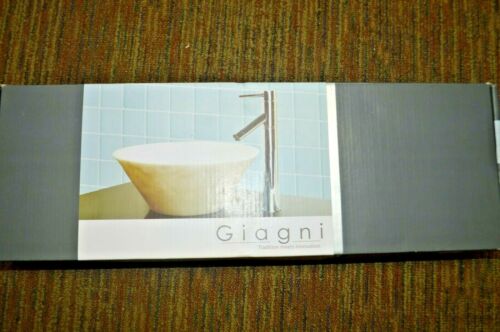 Giagni Isonzo Vessel Bowl Bathroom Faucet - Polished Chrome - Includes Metal Grid Drain, L10